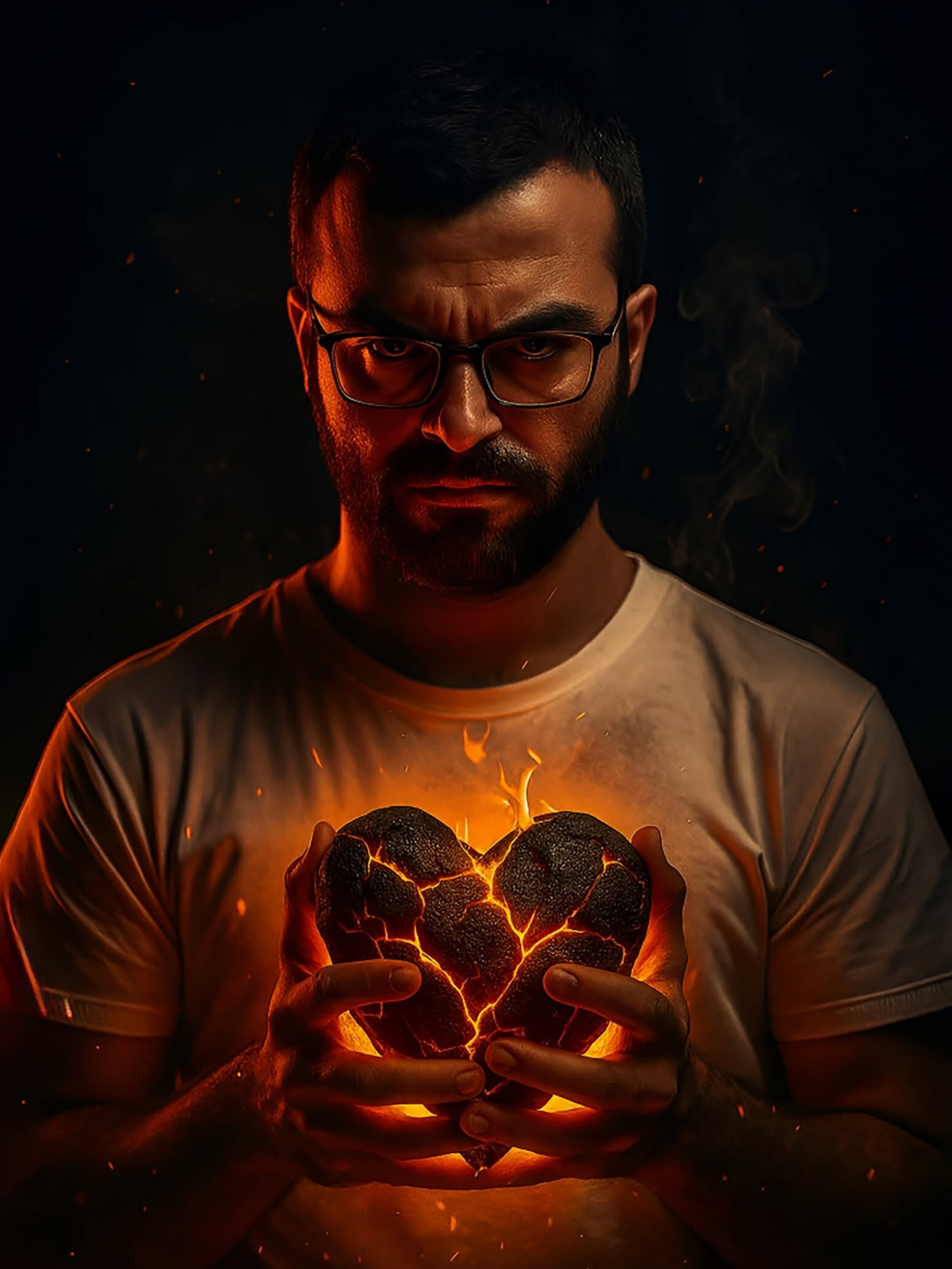 Intense Gaze, Fiery Volcanic Heart