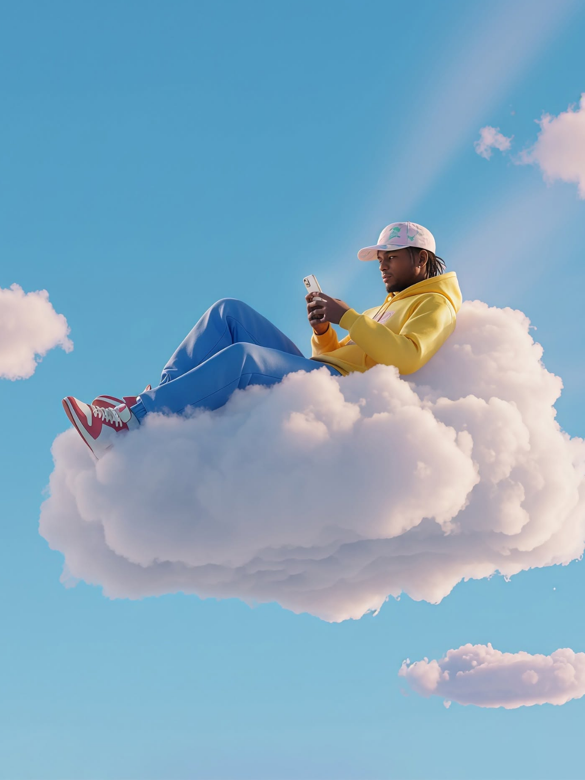 Cloud Chill Scrolling Poster