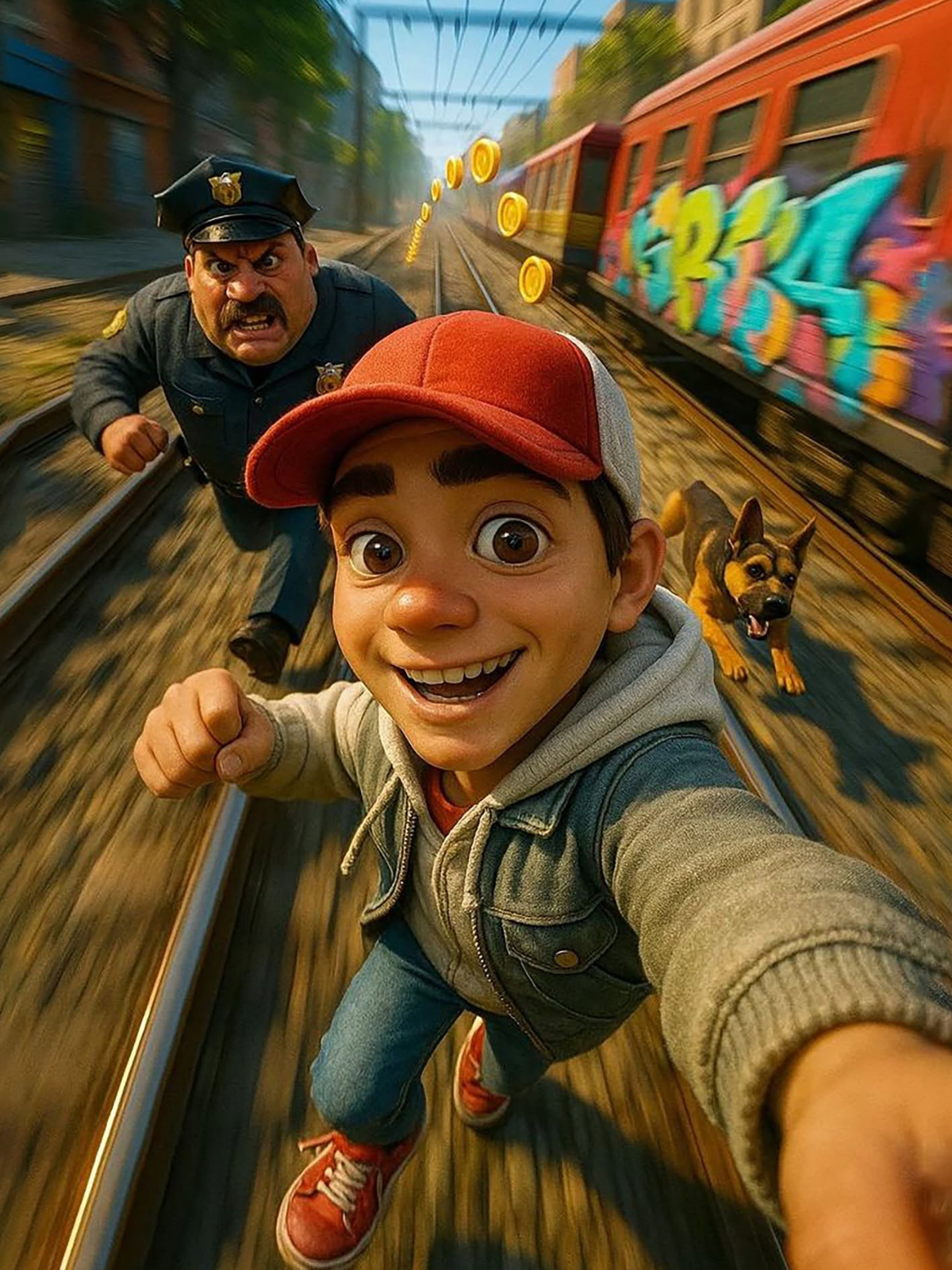 Subway Surfers Selfie Chase
