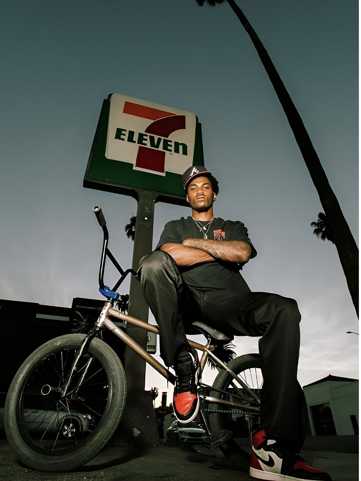 Gritty 7-Eleven Dusk BMX Portrait