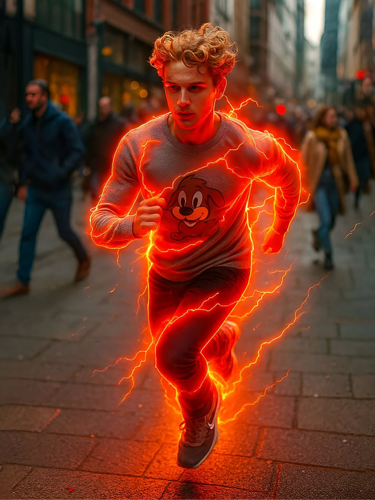 Red Lightning Flash: Urban Hero