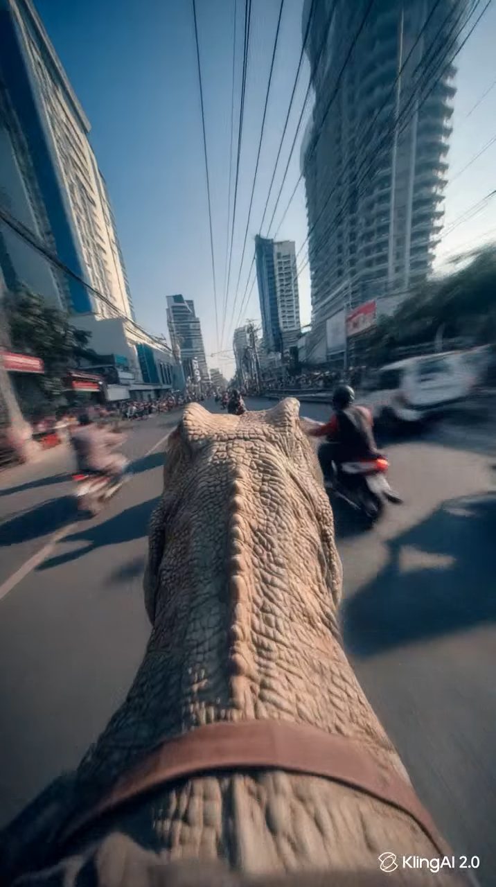 T-Rex City Rampage: POV Ride