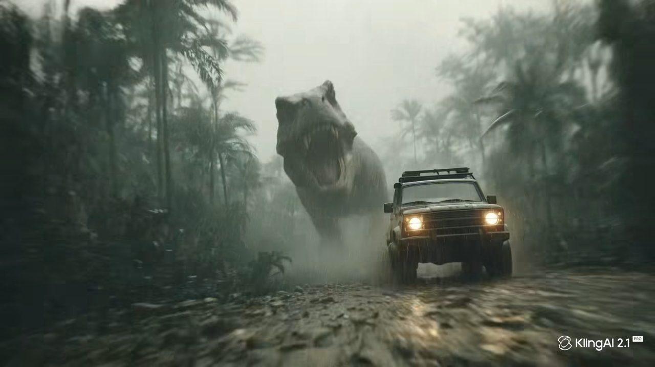 T-Rex POV Hunt: Jurassic Park Chaos