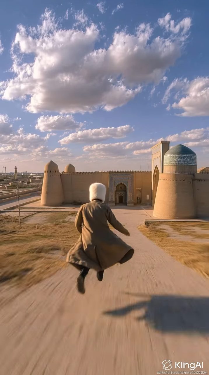 Khiva Warrior's Dynamic City Flyover