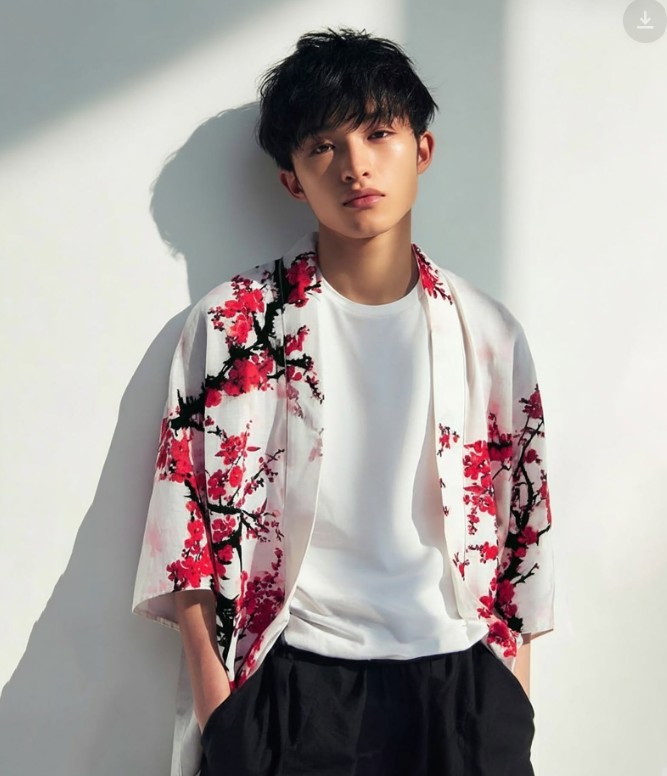 Cherry Blossom Kimono Fashion Editorial