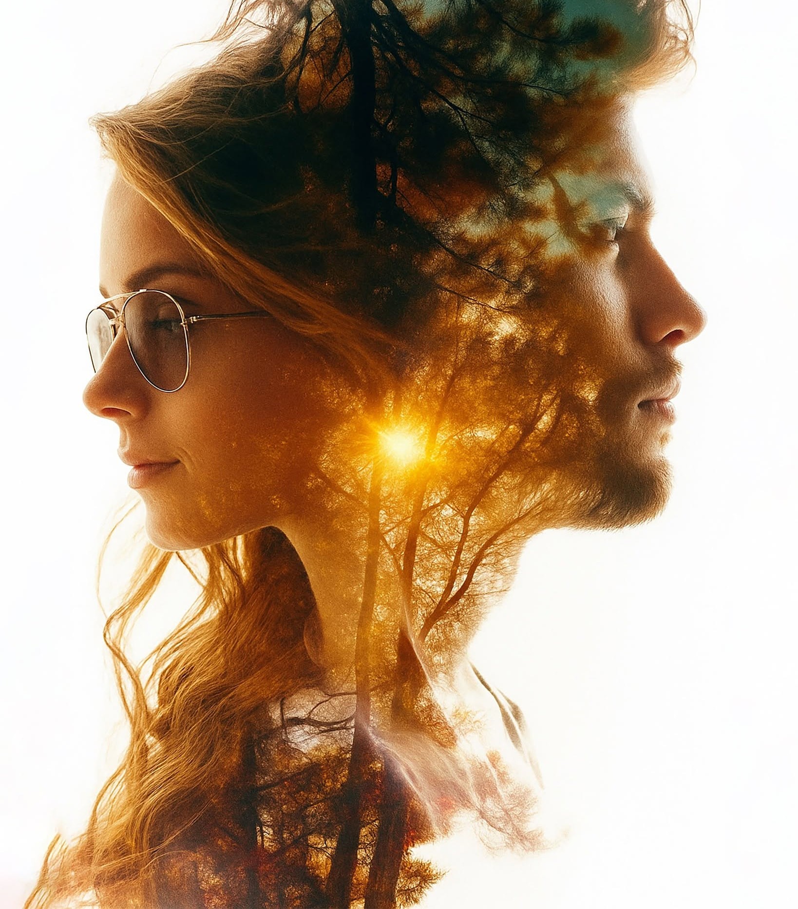 Ethereal Forest Souls Double Exposure