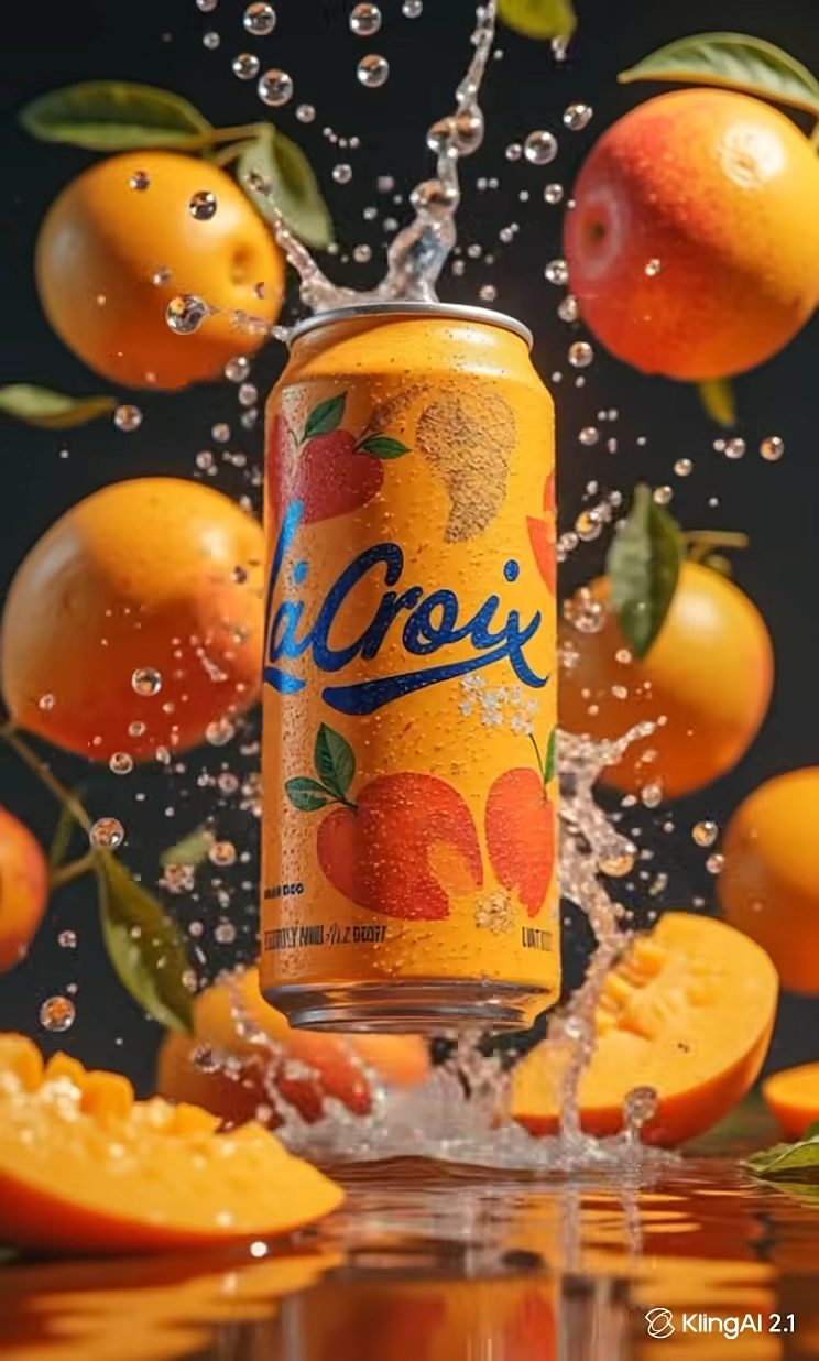 Slow-Motion Litchi Can Splash Ad