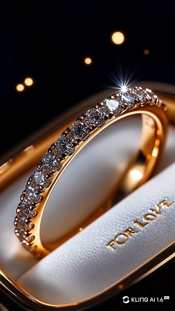 Sparkling Diamond Ring: Luxurious Levitation
