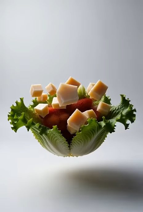 Levitating Salad Explosion Ad