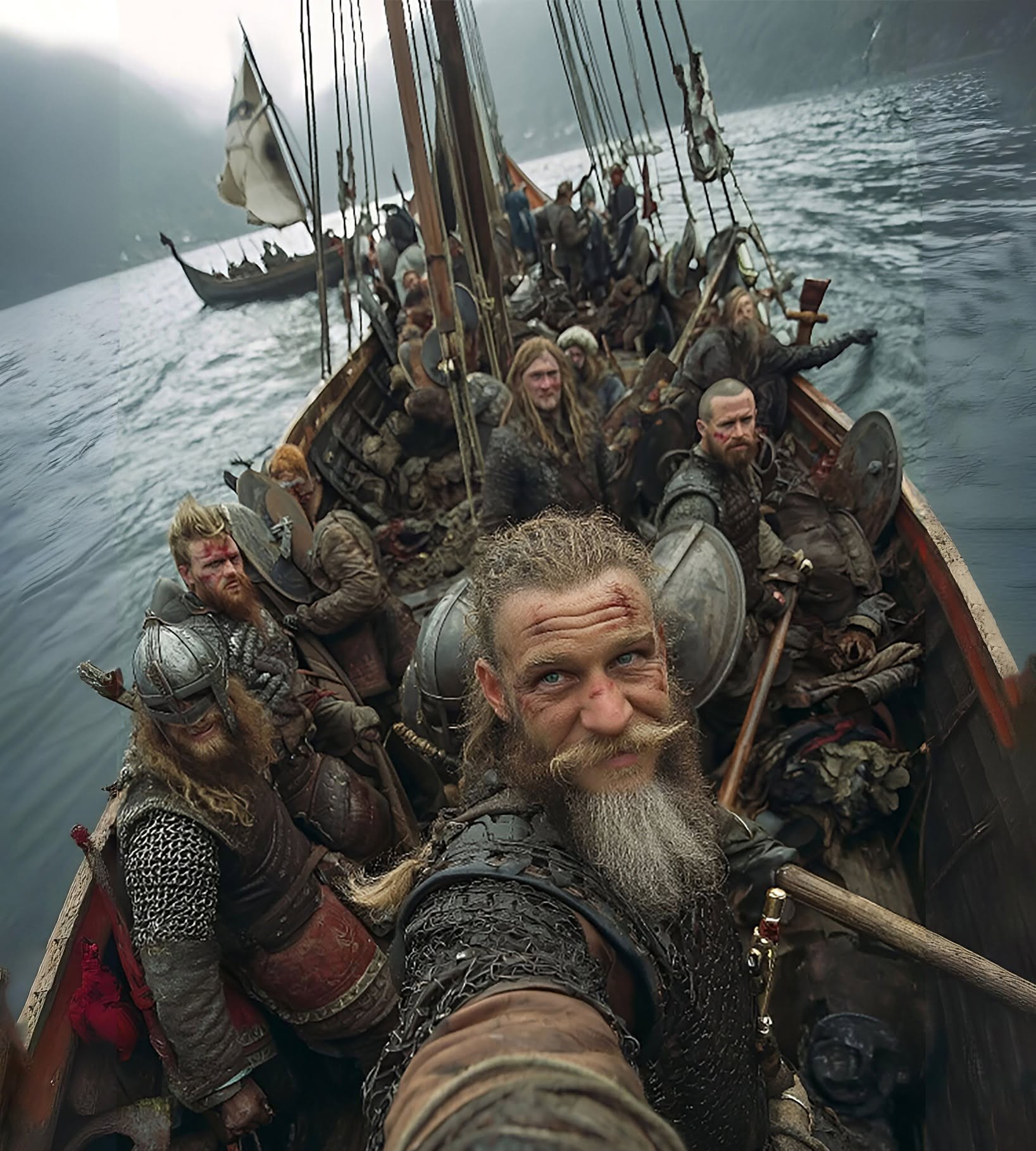 Viking Warrior Fjord Selfie