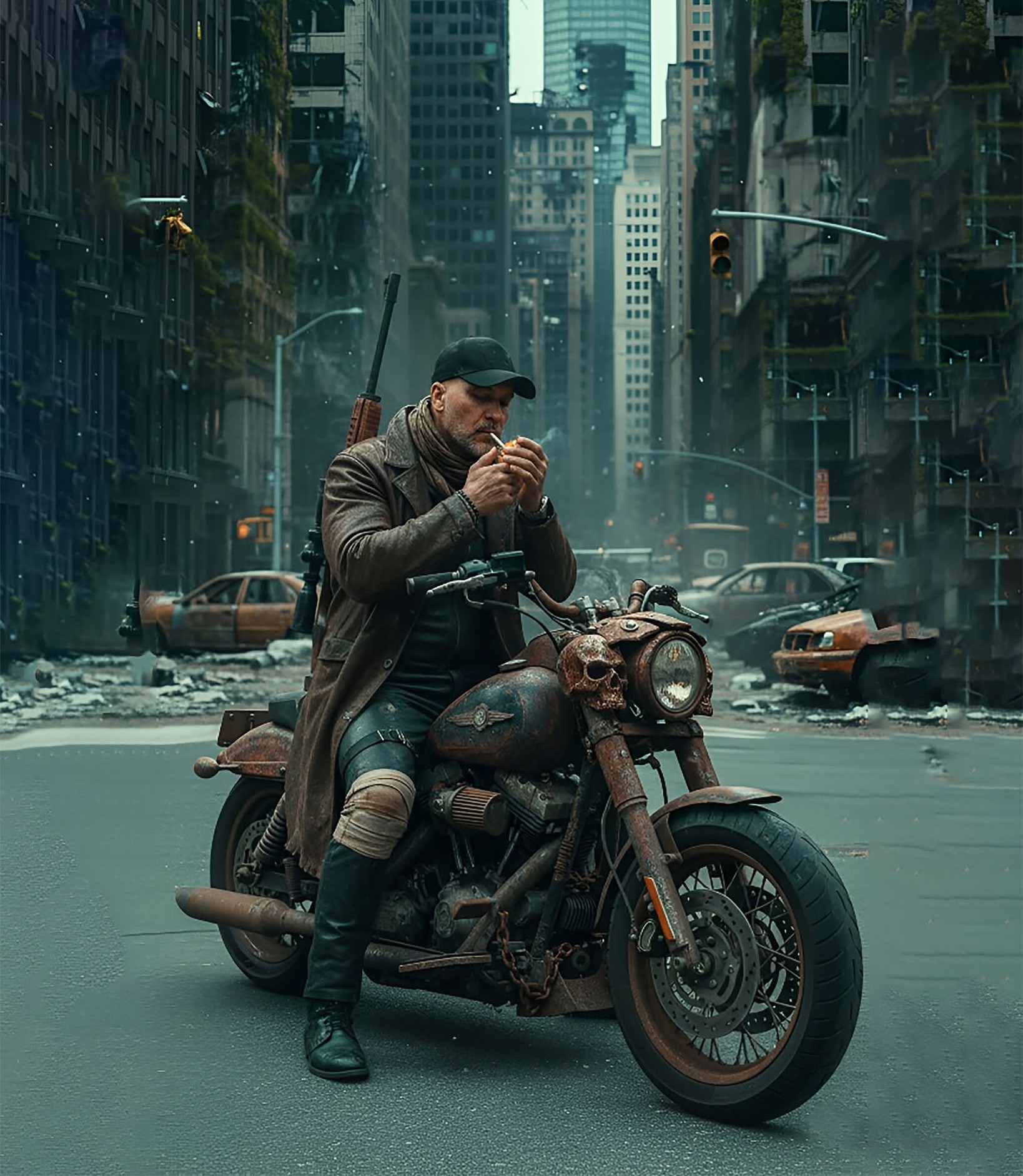 Wasteland Rider's Calm Smoke