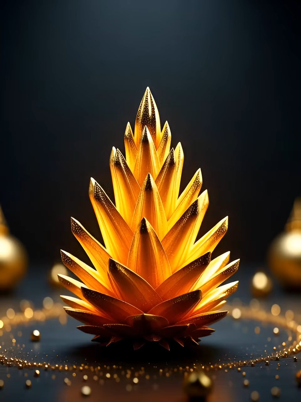 Magical Gold Christmas Tree Genesis