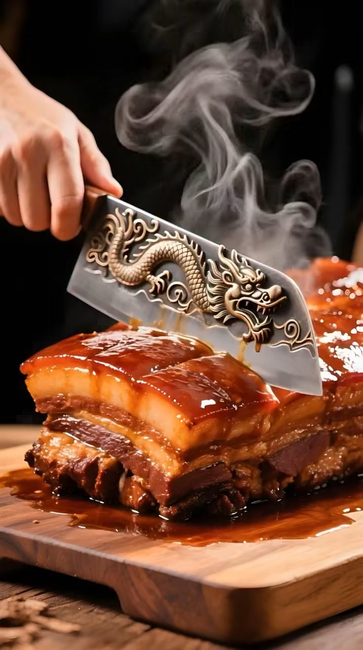 ASMR Slicing: Dragon Knife & Dongpo Pork