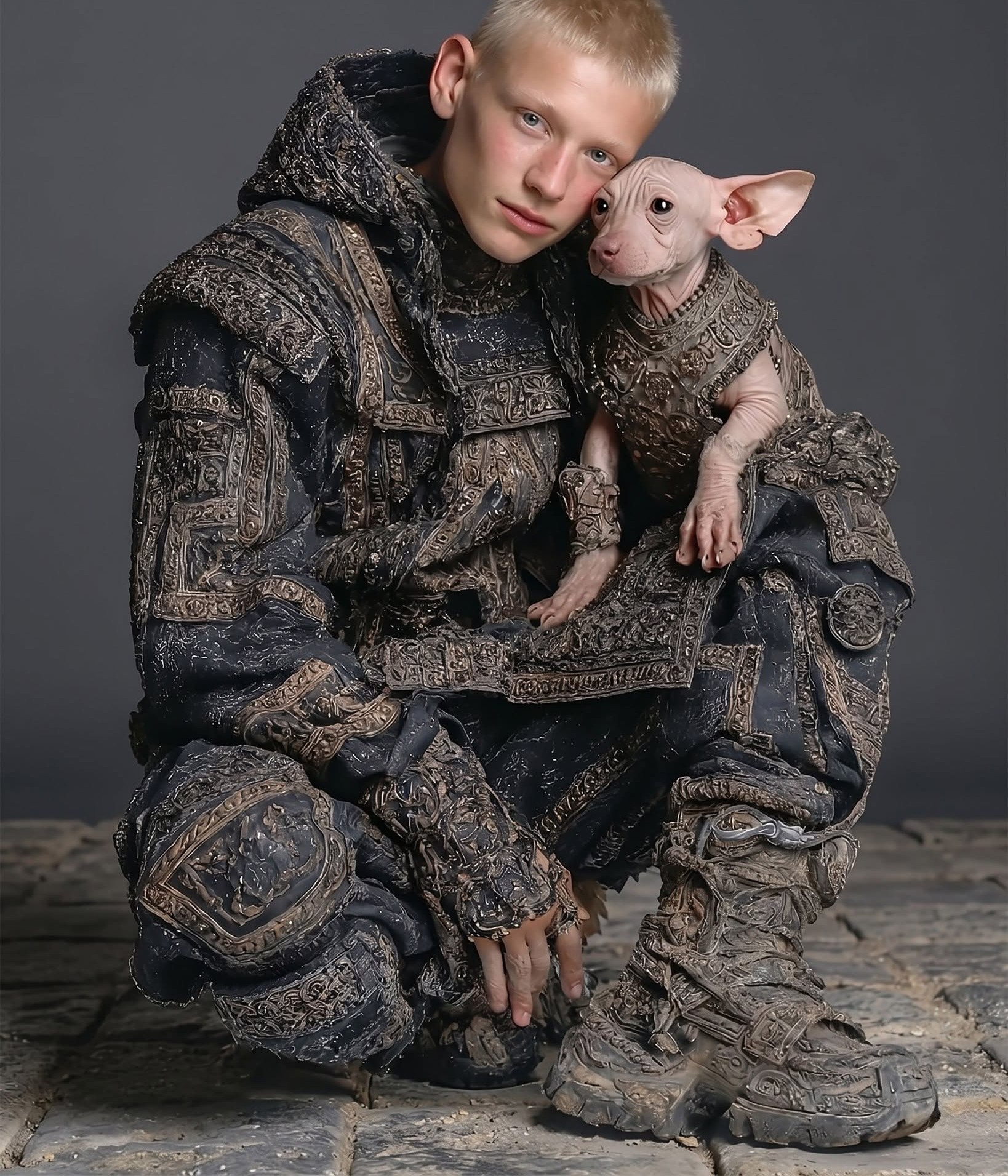 Future Knight, Armored Sphynx Cat
