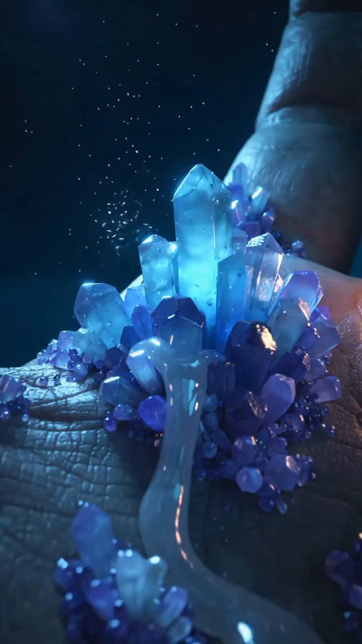 Luminous Crystal Handscape