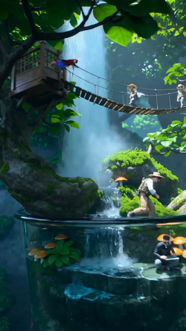 Glass Cup Jungle: Canopy to Depths