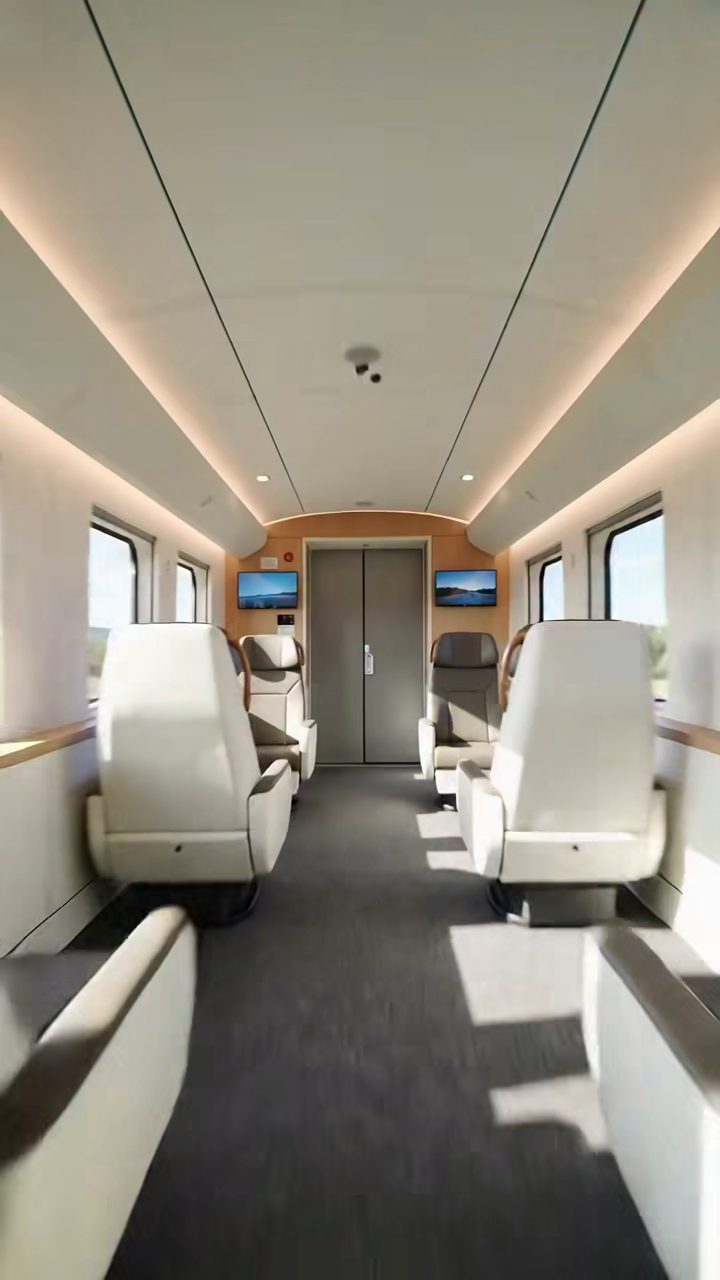 POV Future Train: Door to Light