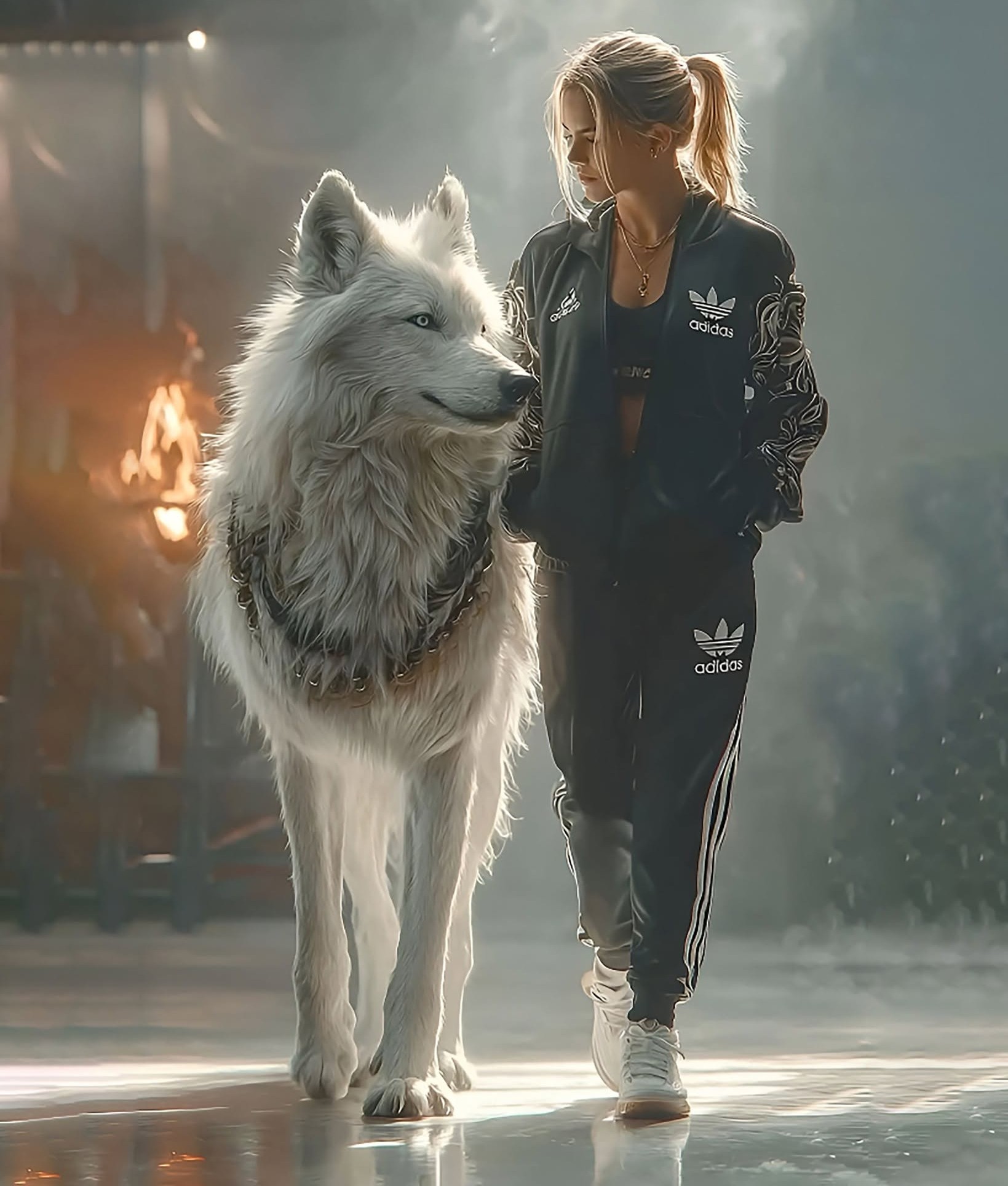 Adidas Winter Empress with Mythic Wolf
