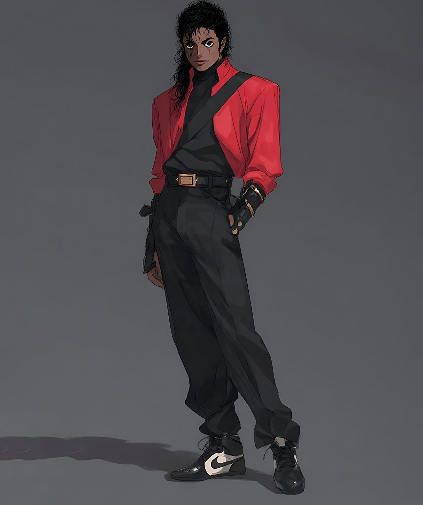 Iconic MJ Anime Streetwear Editorial