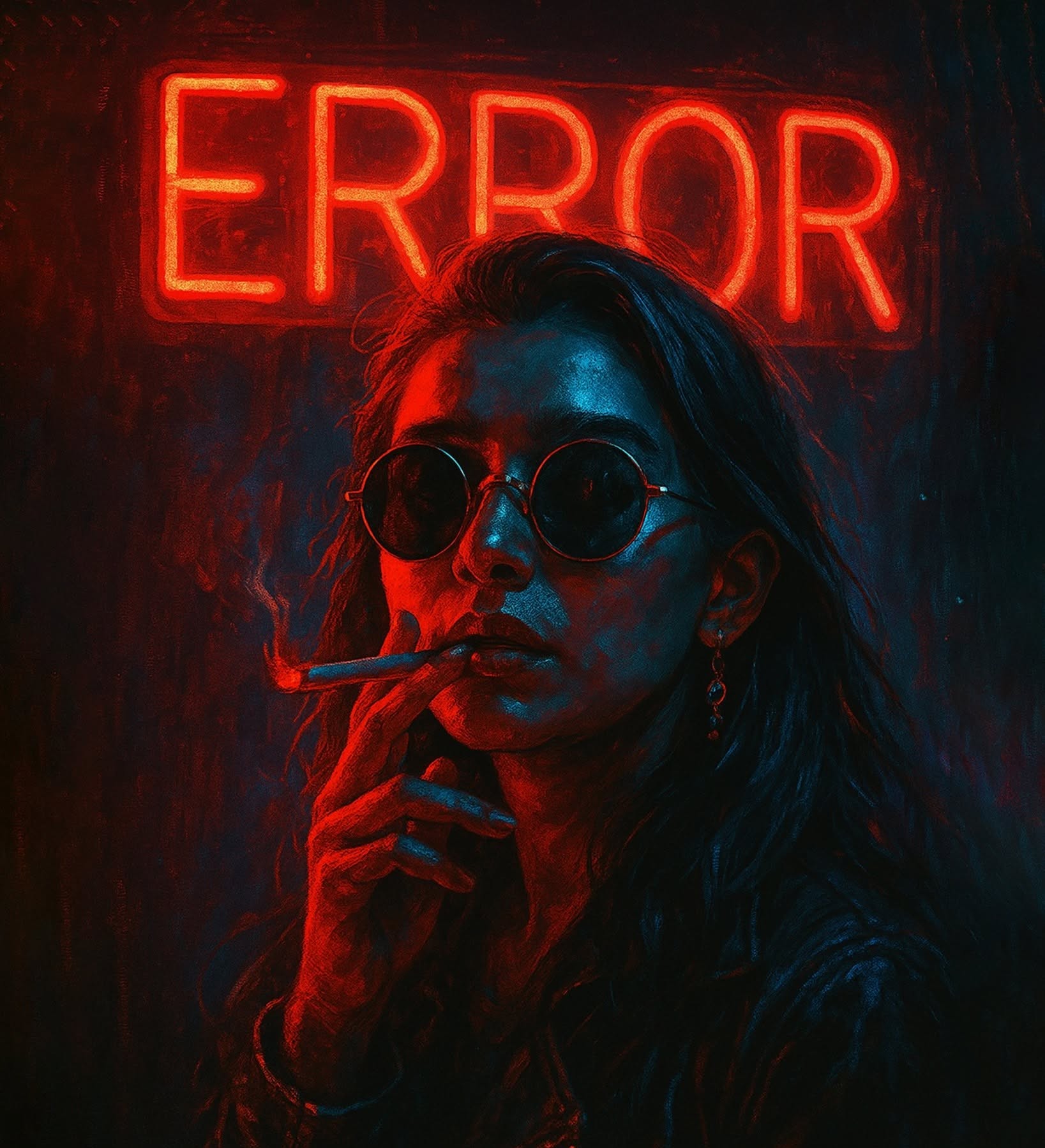 ERROR: Neon Cyberpunk Rebel