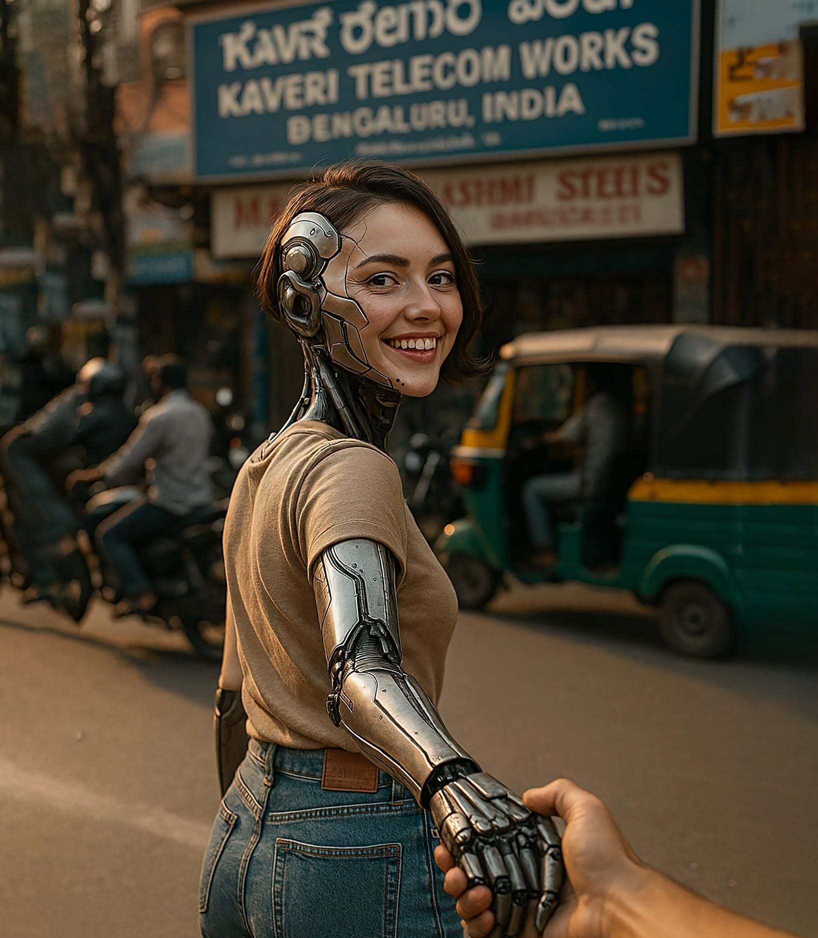 Bengaluru Cyborg Follow Me