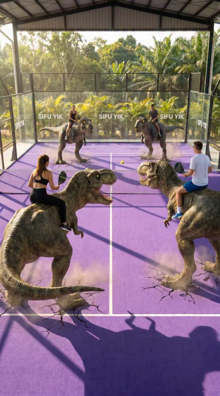 T-Rex Padel: Crushing Court Chaos