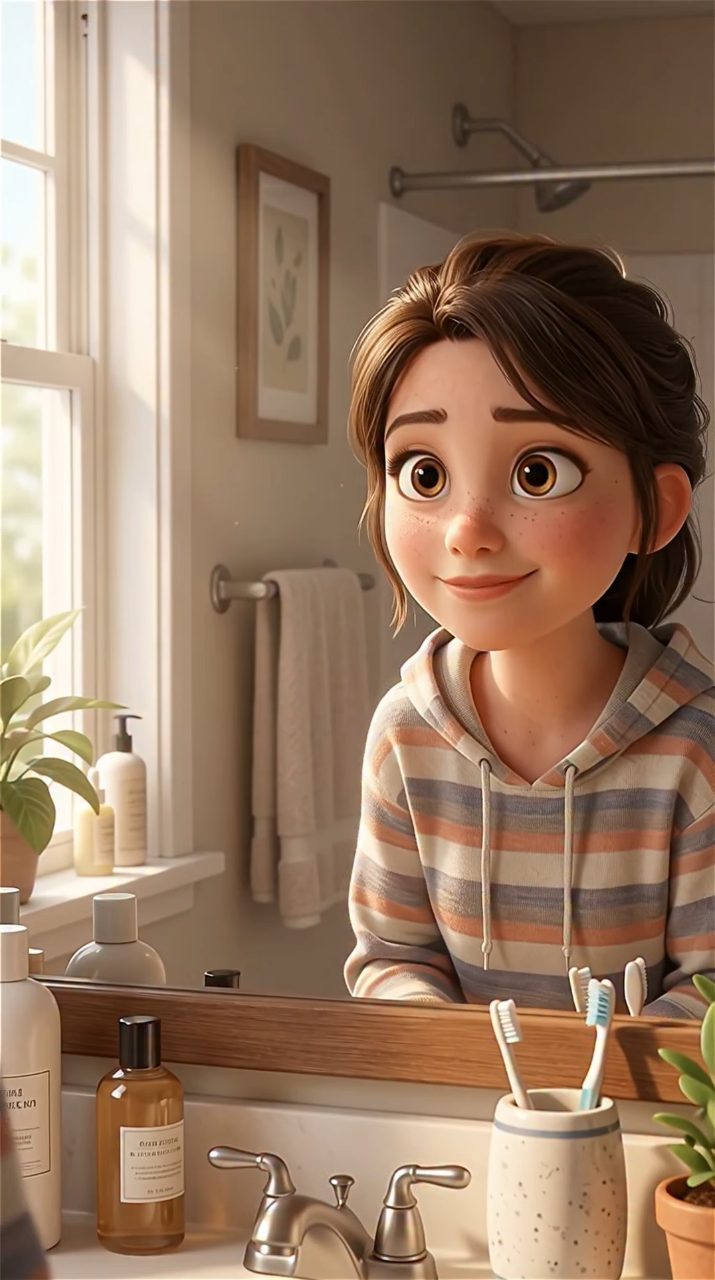 Pixar Magic: Mirror Hair Transformation