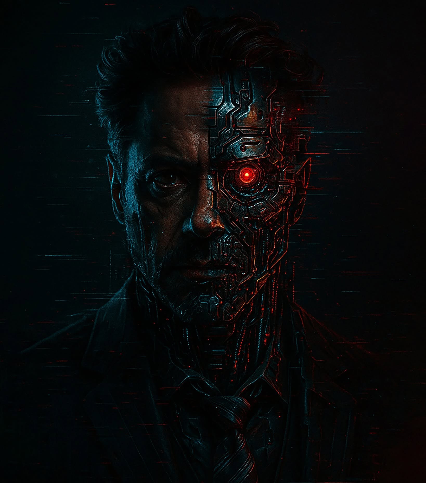 My Glitched Cyborg Self: Dark Sci-Fi