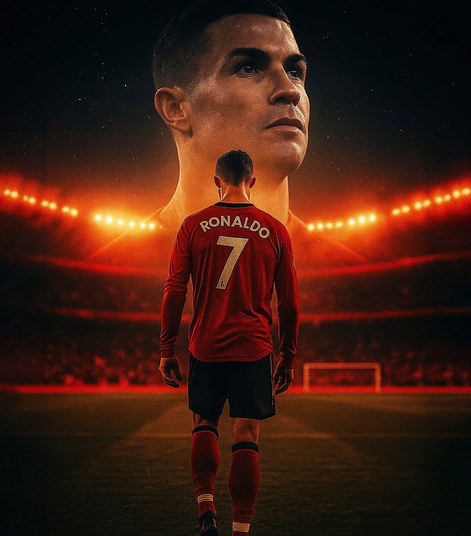 Heroic Footballer: Double Exposure Cinematic Fury