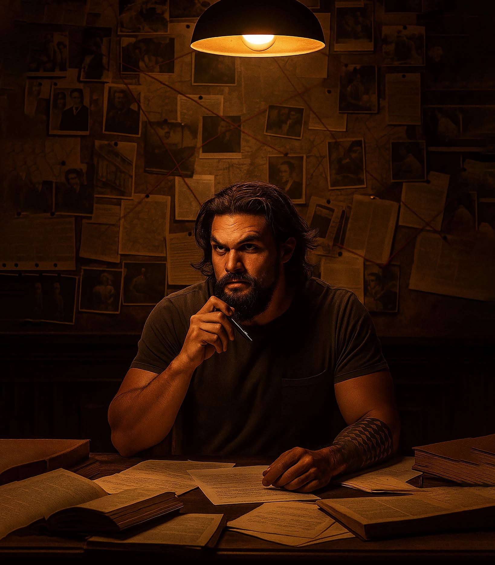 Brooding Noir Detective Unravels Conspiracy