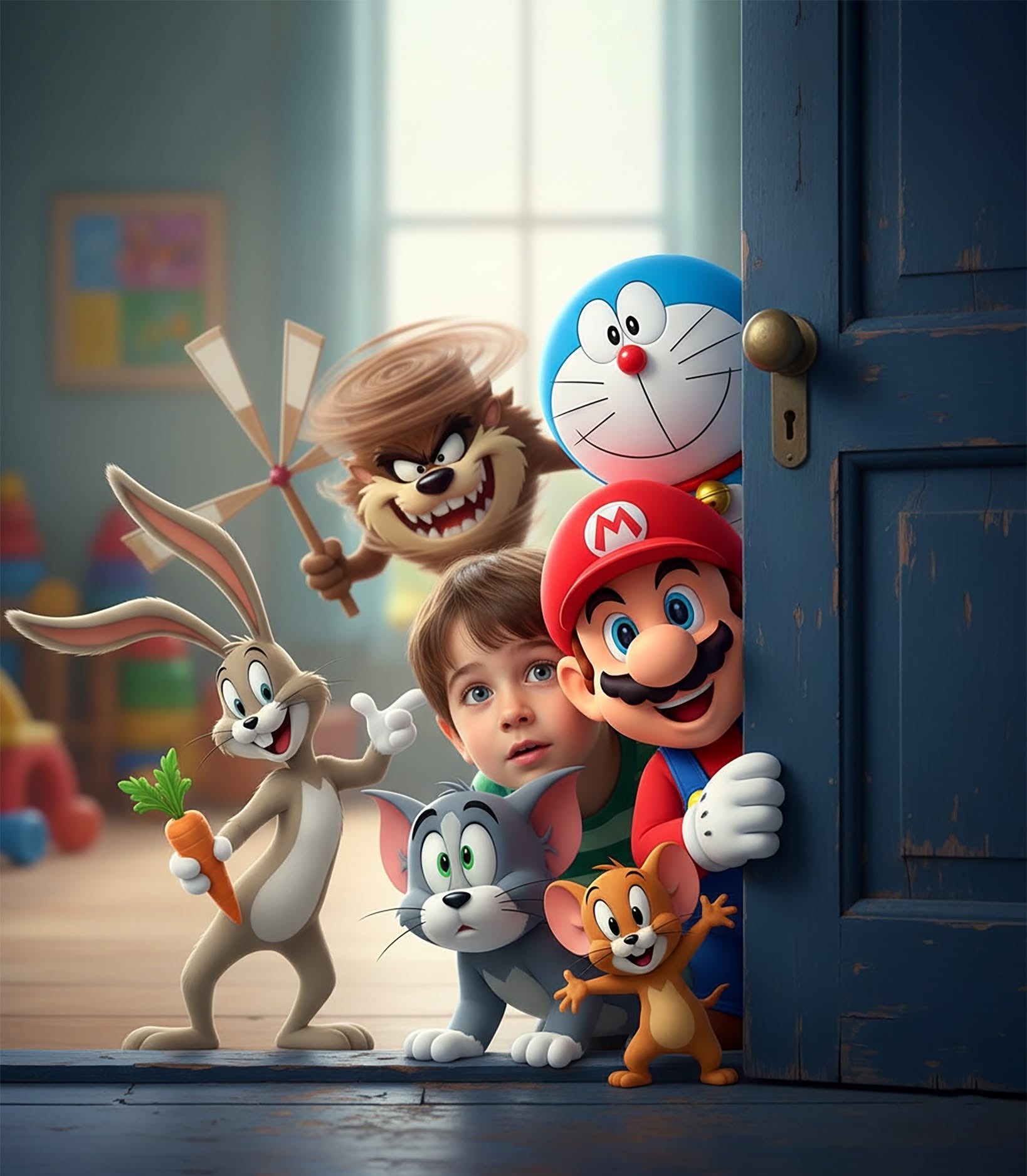 Curious Boy, Iconic Cartoon Peers