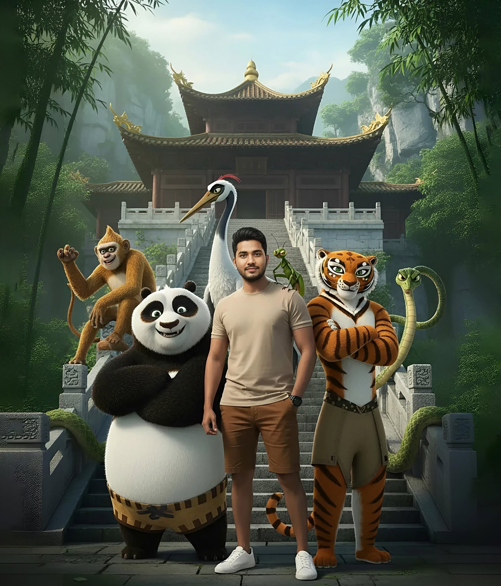 Modern Man in Cinematic Panda World