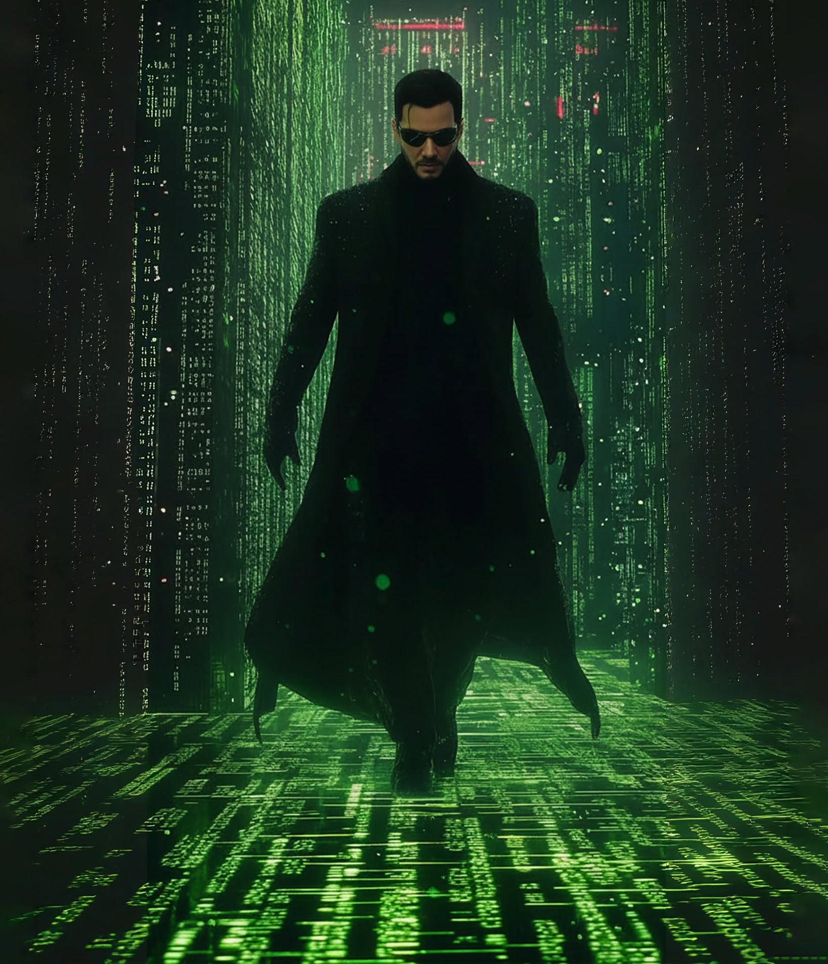 Matrix Code Cyberpunk Stride