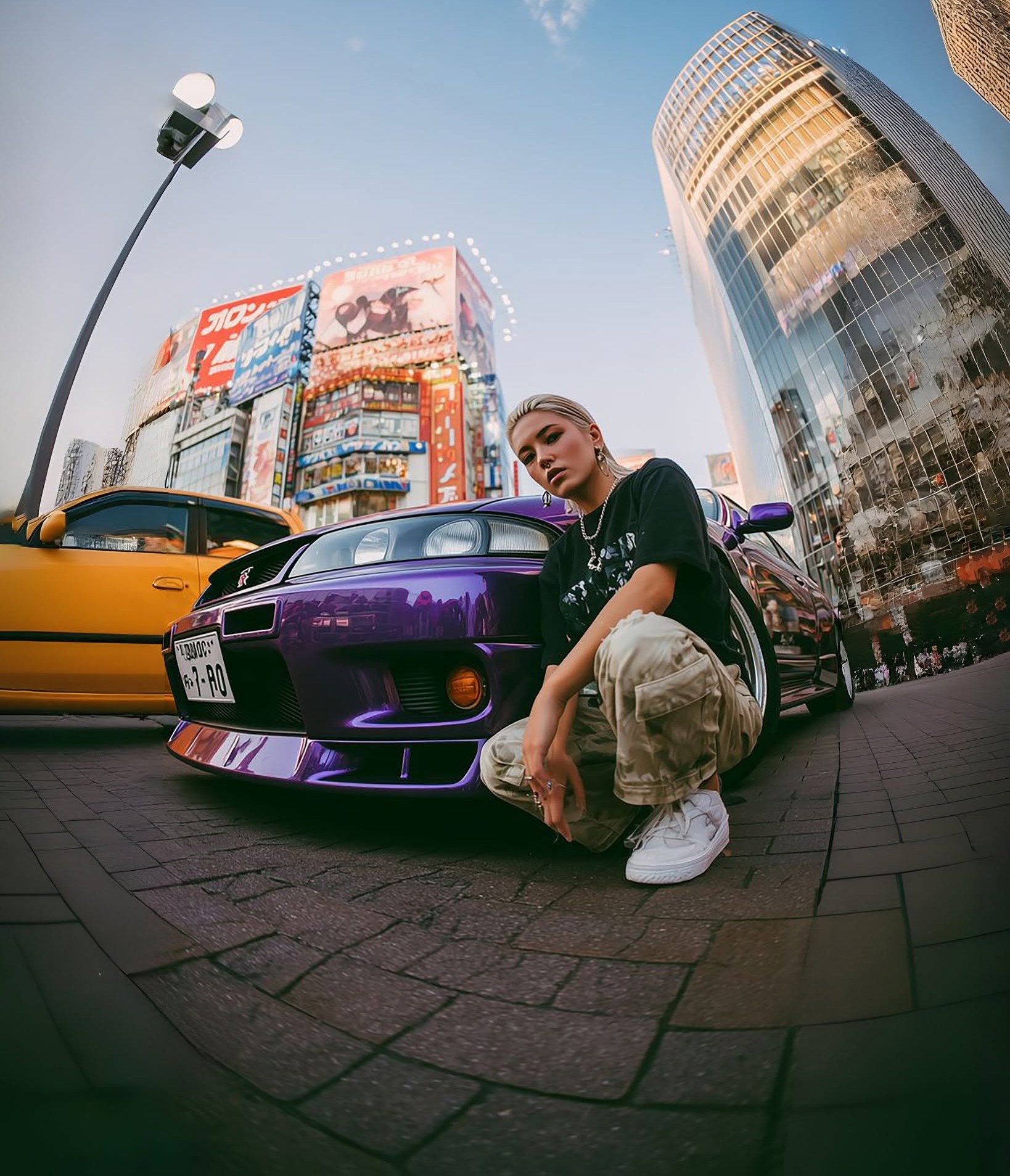 Shibuya Neon: Purple JDM Street Queen