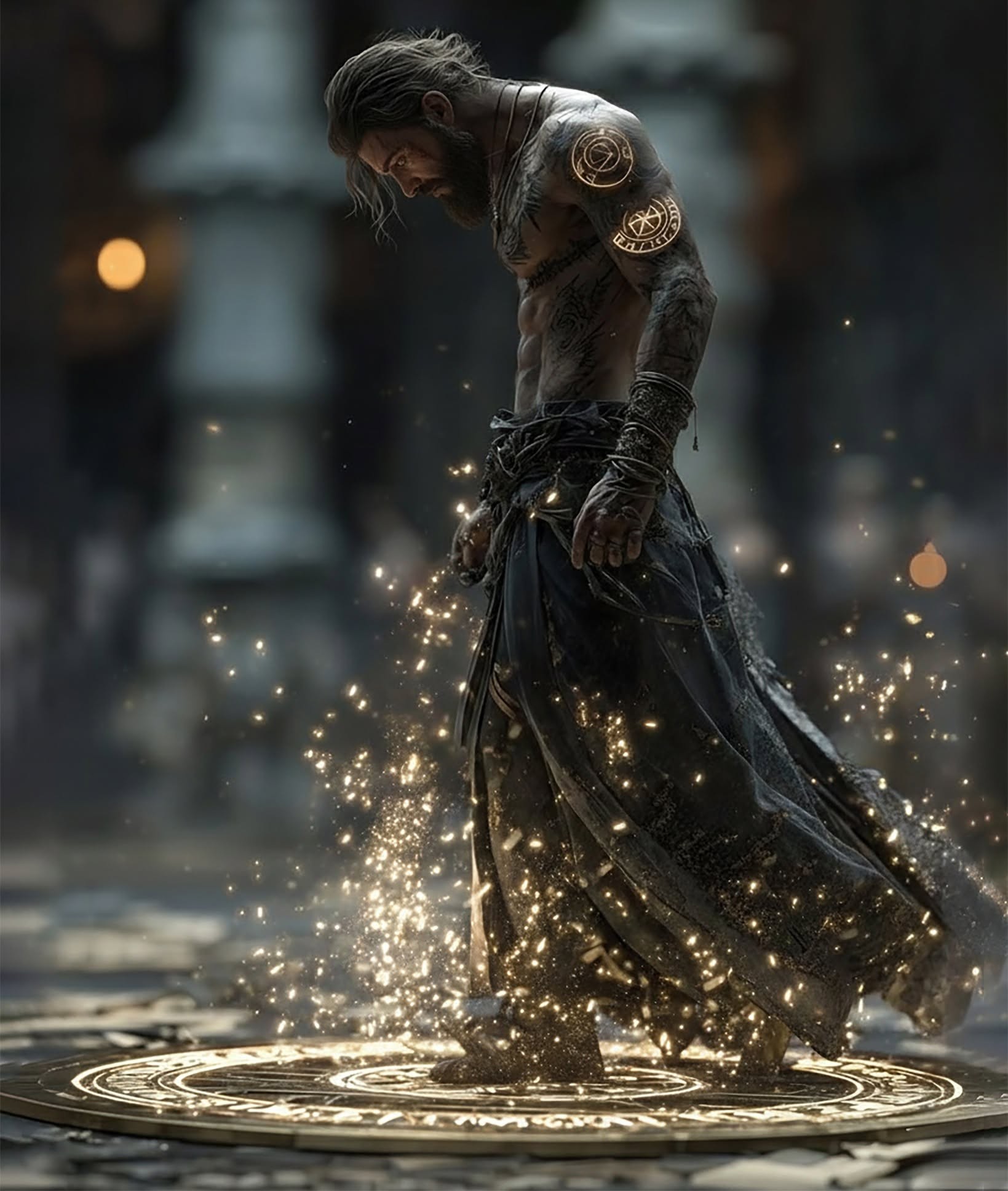 Arcane Temple Warrior's Quiet Resolve