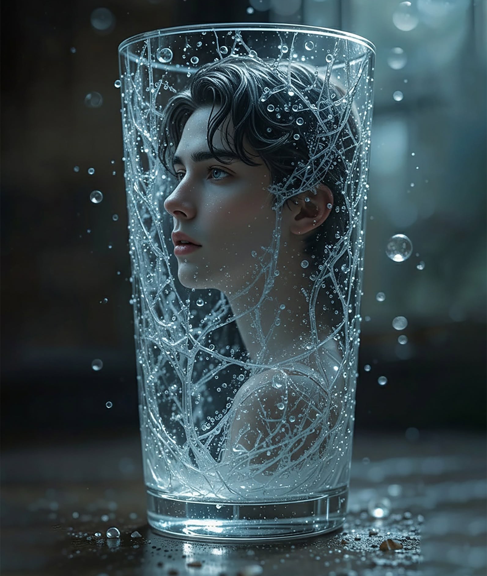 Frosty Glass Dream: Melancholy Encased
