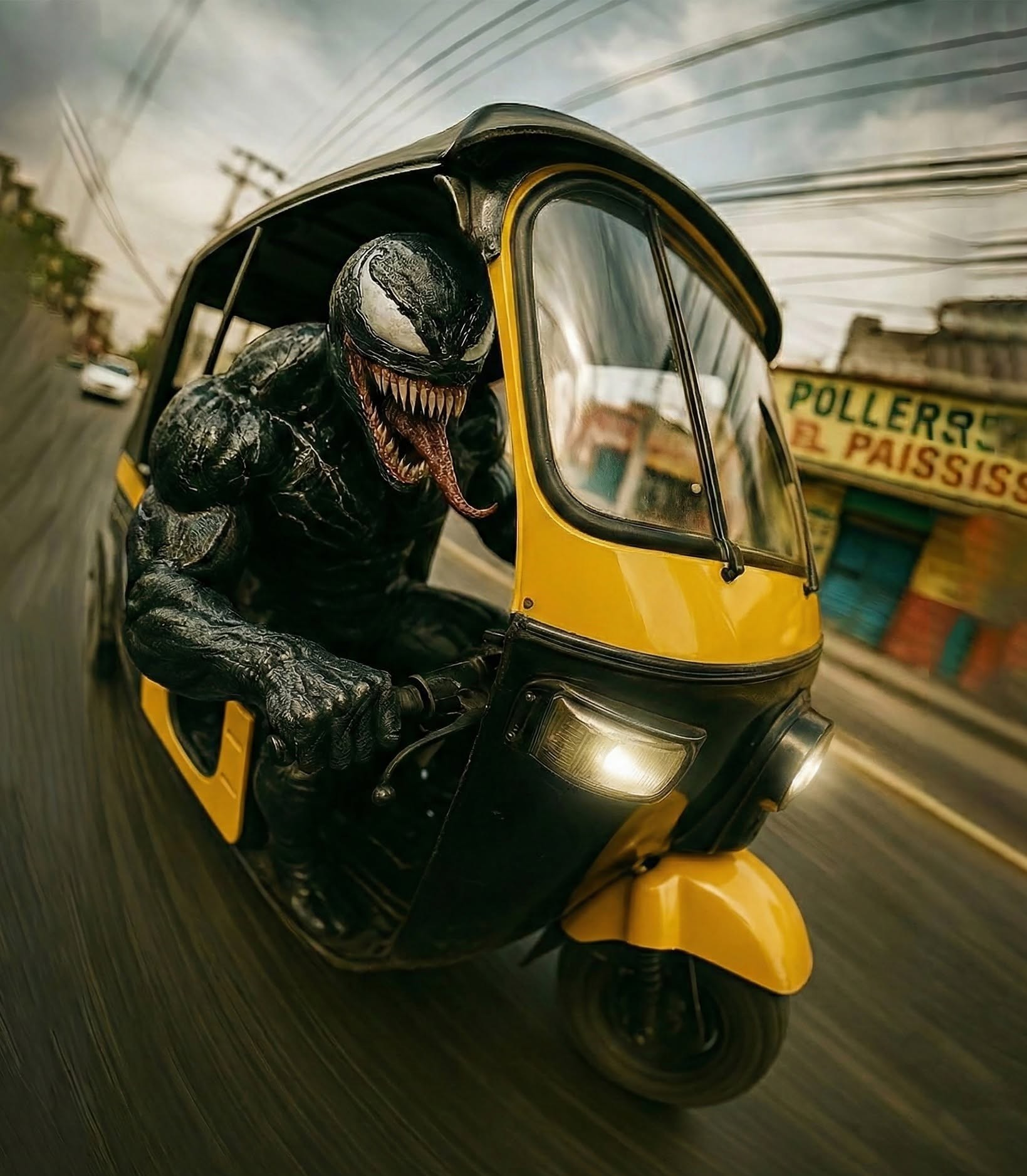 Black Symbiote Rickshaw Fury