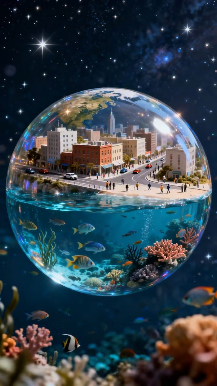 Cosmic Sphere: Submerged City Earth