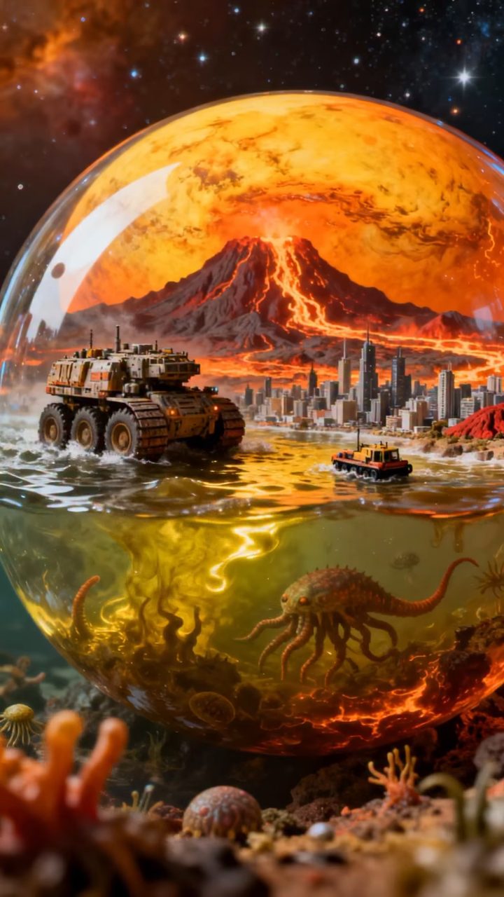 Volcanic Venus Orb: Armored Cities, Alien Depths