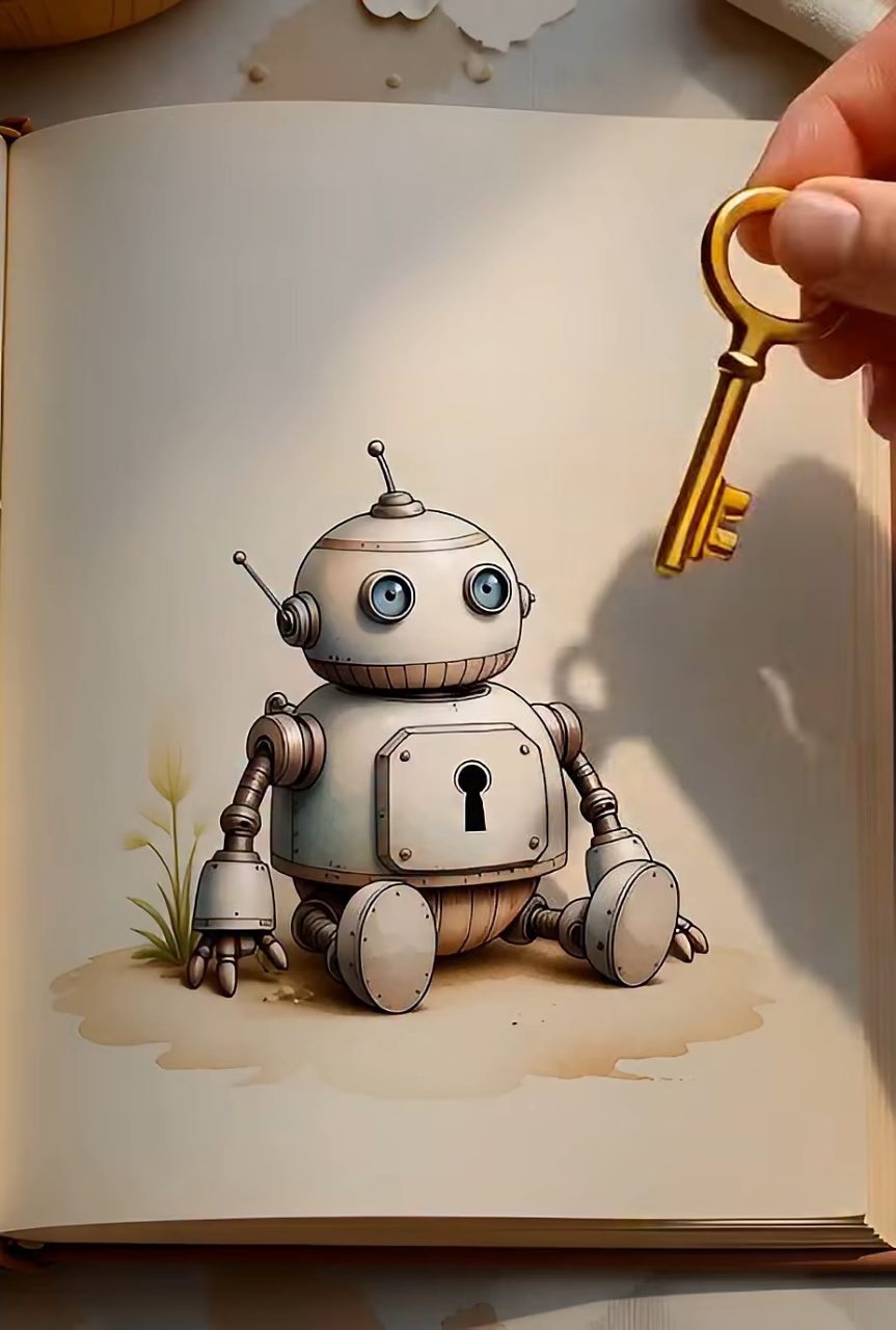 Children's Book Robot Comes Alive