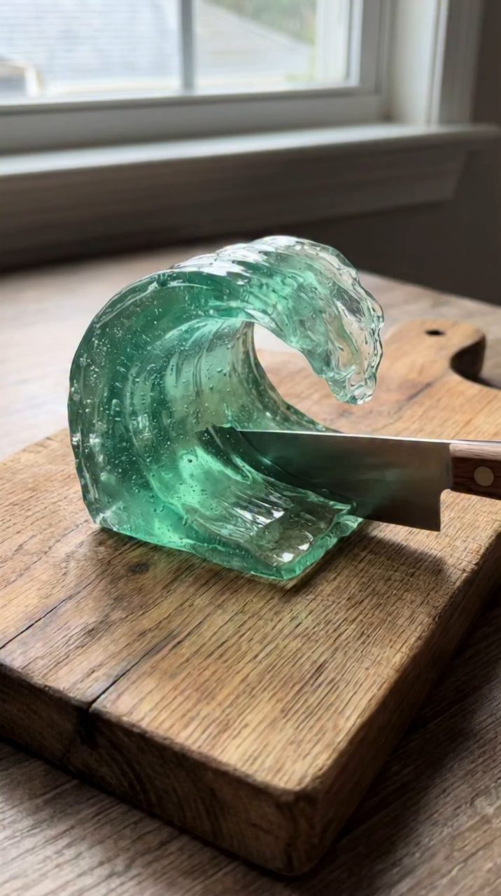 Green Jelly Wave Reveals Ocean Secret