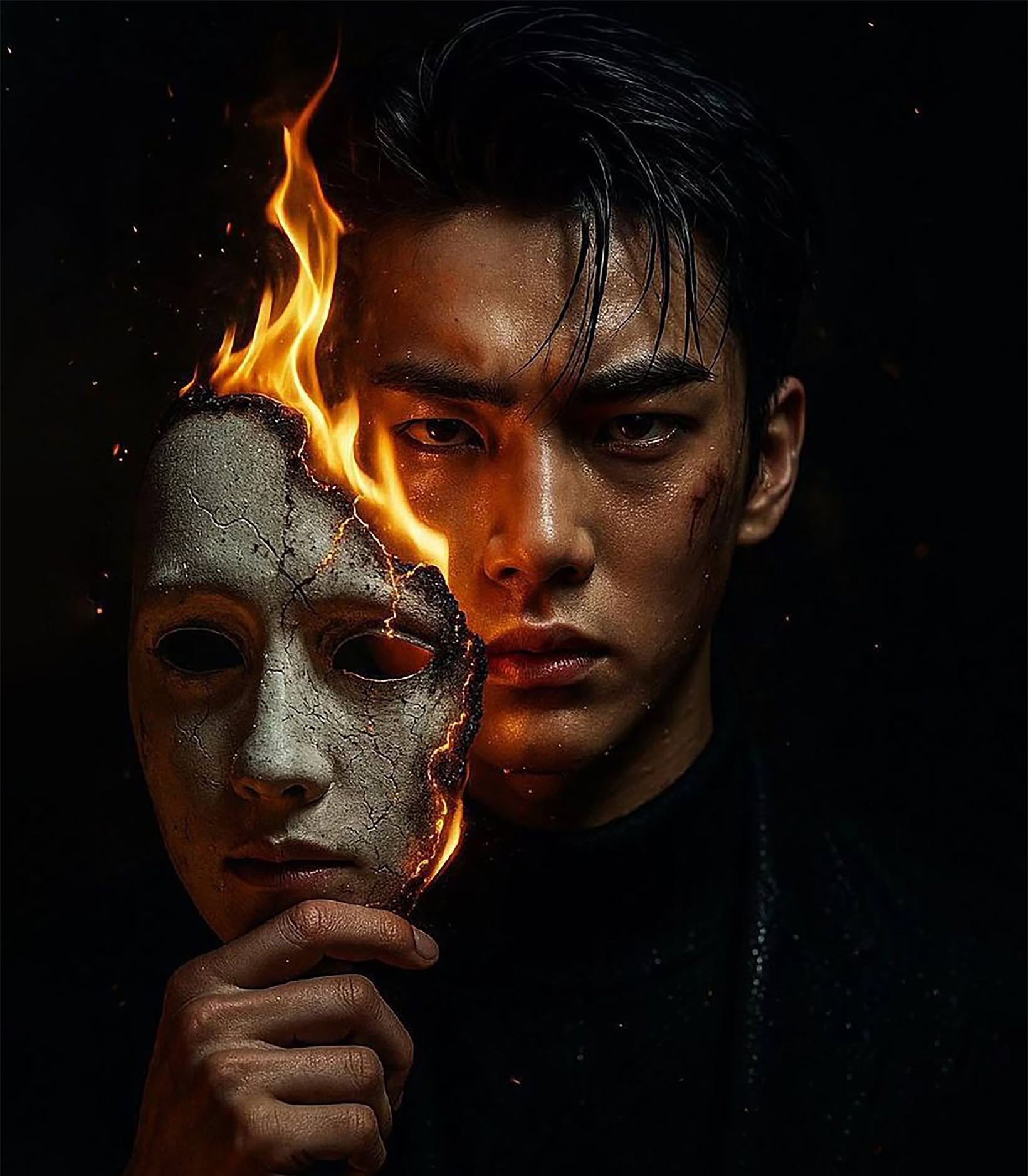 Fiery Mask, Unveiling Raw Truth