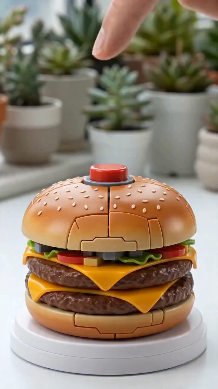 Unfolding McDonald's Burger Restaurant