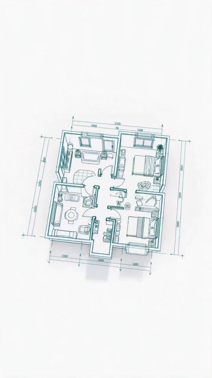 Architectural Blueprint to Home Timelapse