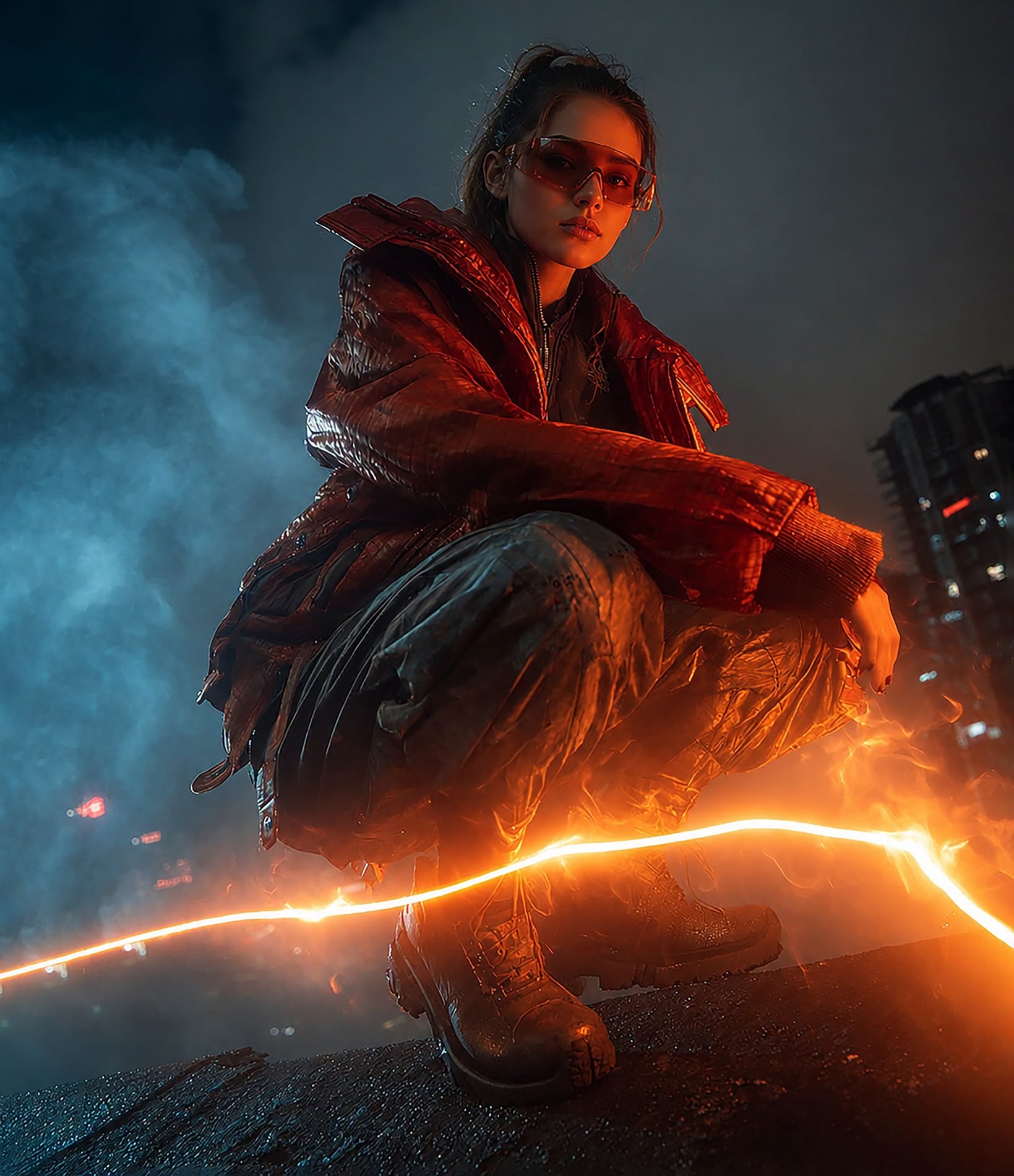 Cinematic Cyberpunk Red Puffer