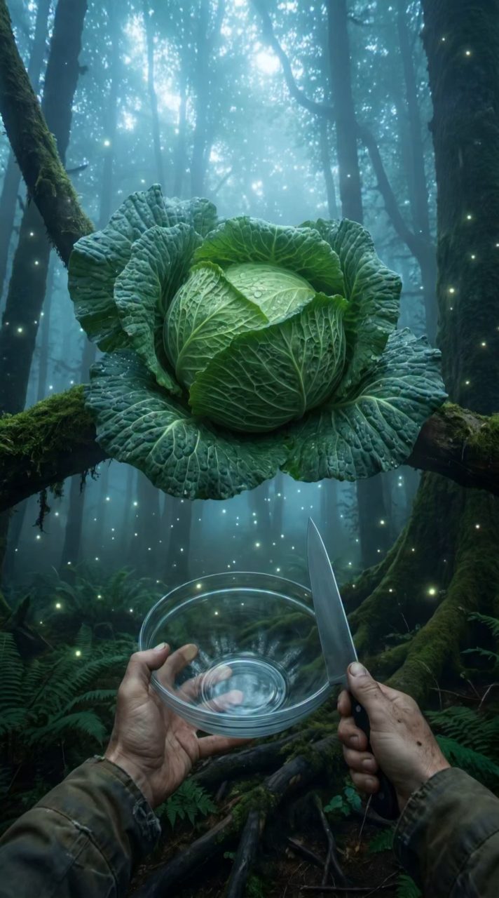 Magic Cabbage Noodle Harvest in Mystical Forest