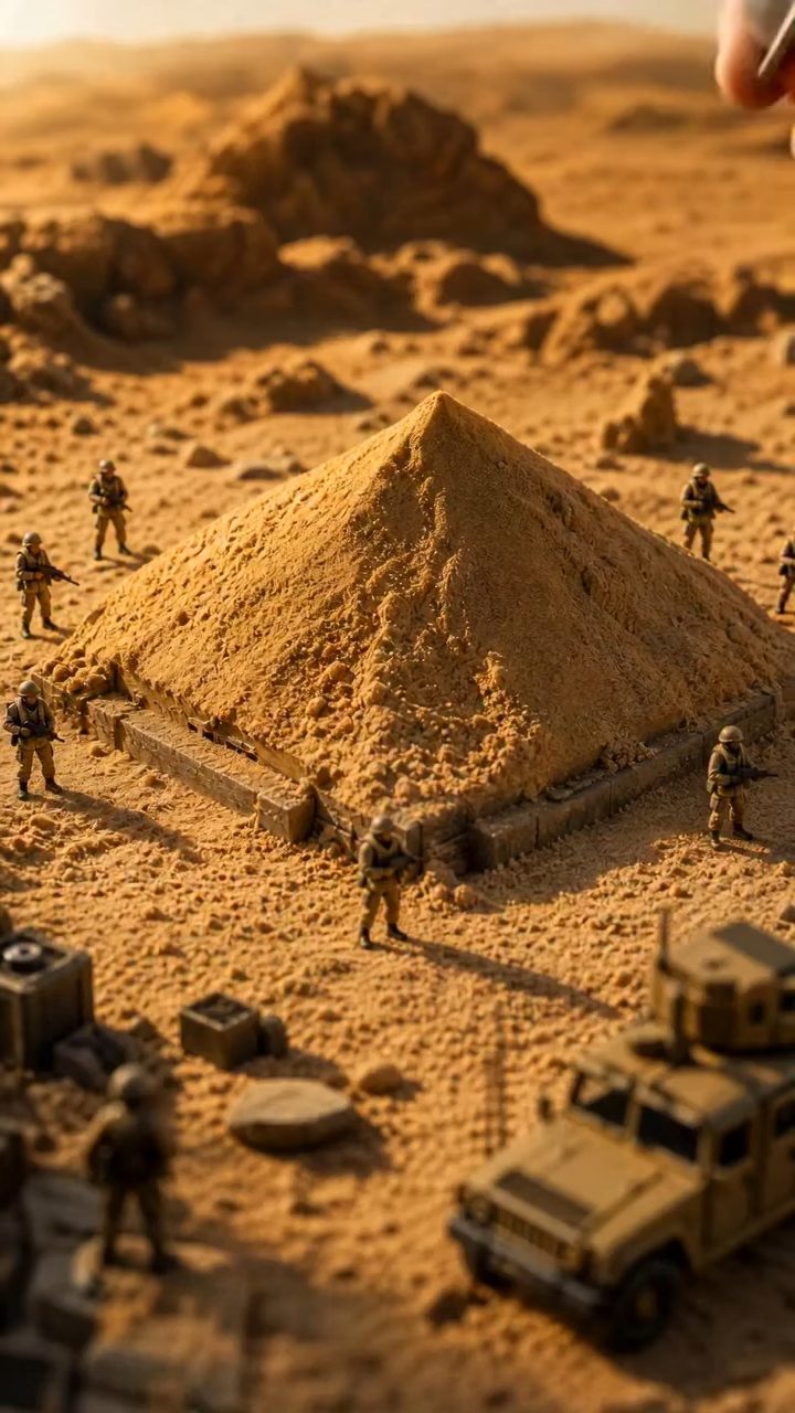 Miniature Soldiers Reveal Desert Dome