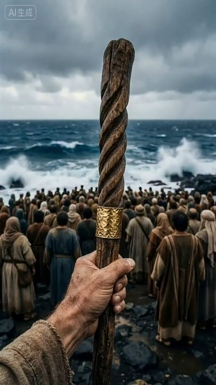 Red Sea Parting: First-Person View