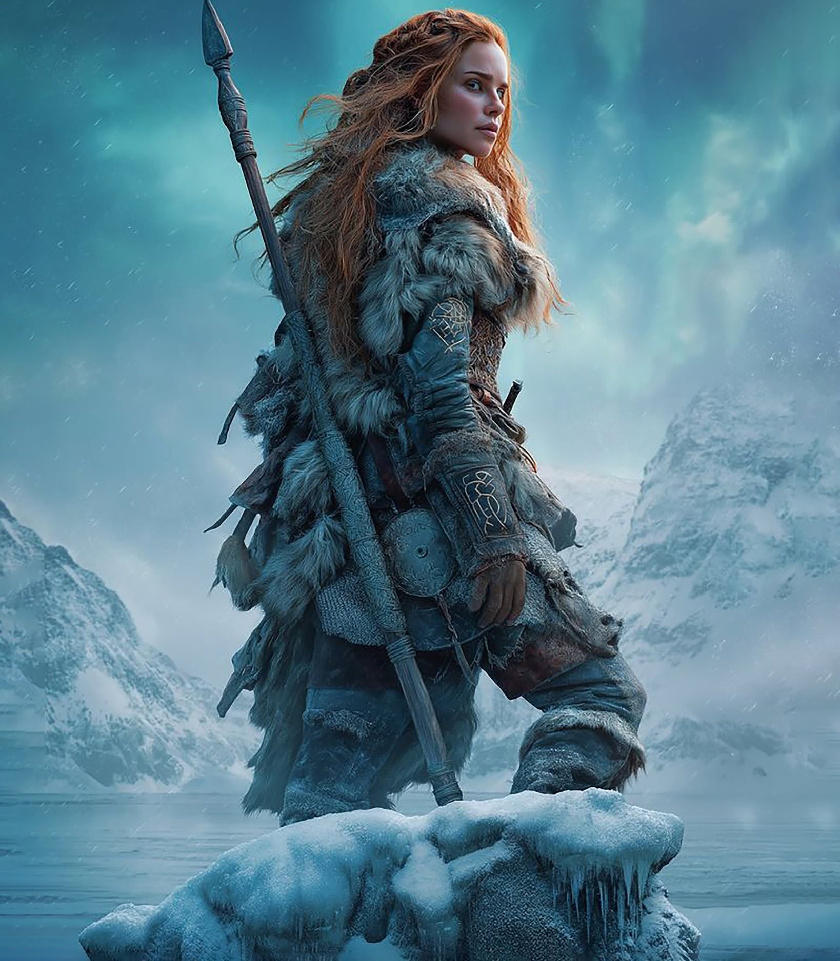 Arctic Warrior Queen: Aurora's Embrace