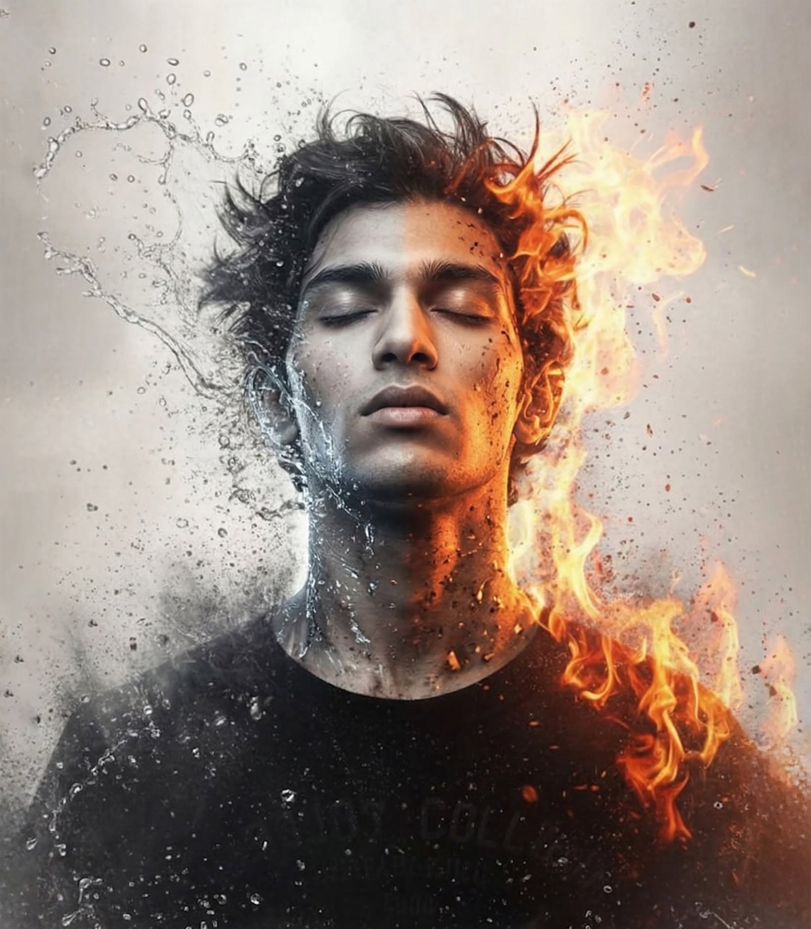 Surreal Duality: Fire and Water